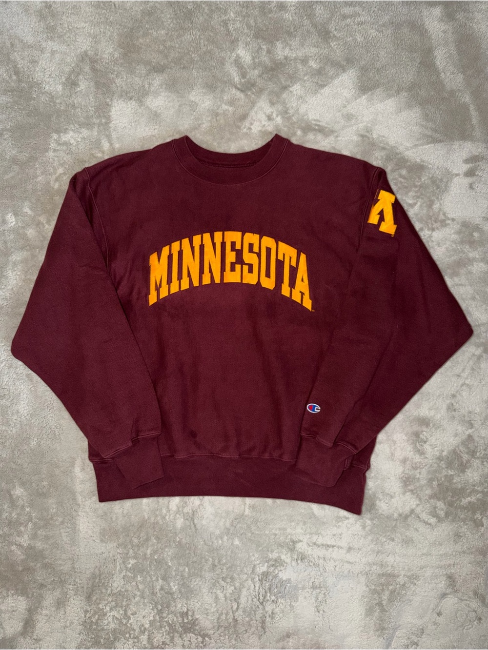 Vintage Minnesota Golden Gophers Sweatshirt Men's Large Champion Reverse Weave